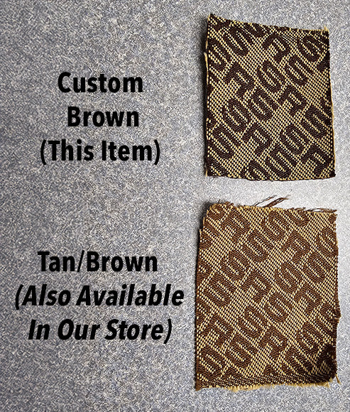 1984-1988 Toyota Pickup SR5 Vertigo Custom Brown Seat Fabric (Custom, Not Factory)