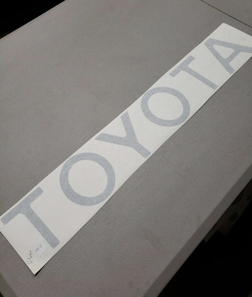 1984-1988 Toyota Pickup Tailgate Decal SR5 4x4 2x4 Silver Decal Statler Toyota