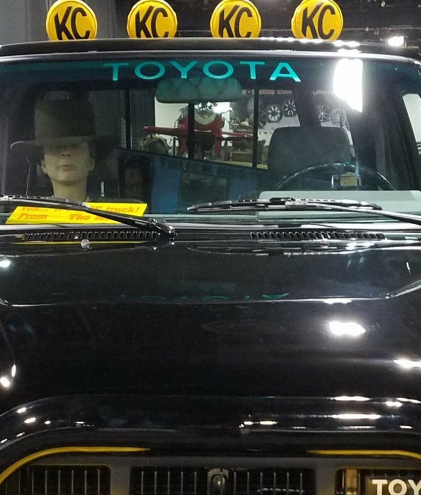 84- 88 Toyota Pick Up Windshield Decal Statler Toyota" Back To The Future"1985