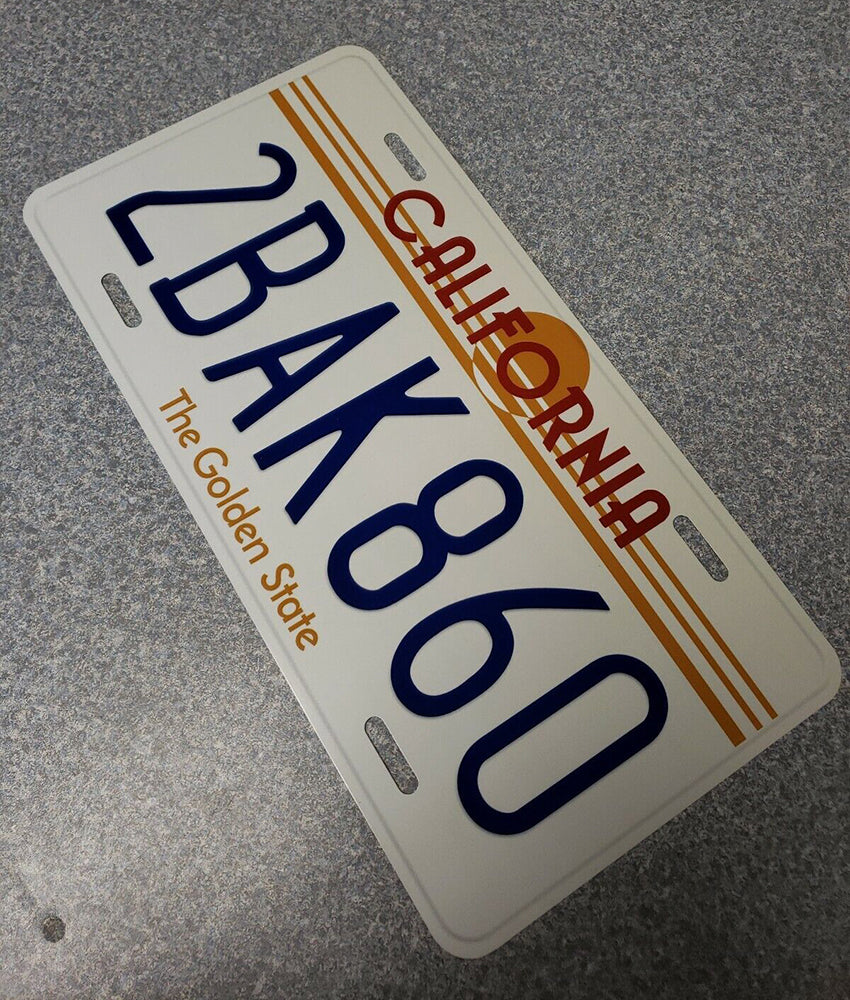 Back To The Future 1985 Toyota Pickup License Plate Replica Statler Toyota