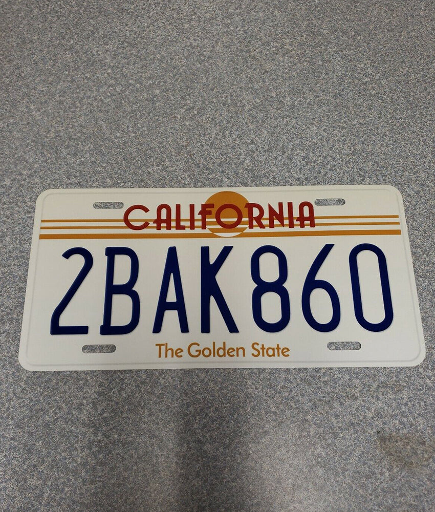 Back To The Future 1985 Toyota Pickup License Plate Replica Statler Toyota