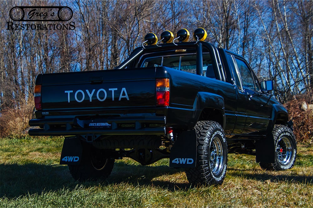 1979-1995 Toyota Pickup 4x4 Rear Tube Bumper BTTF STYLE