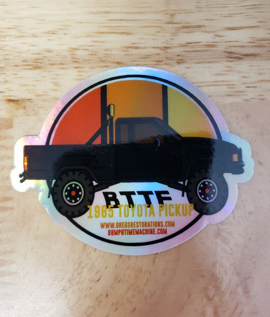 Back To The Future 1985 Toyota Pickup Decal Statler Toyota